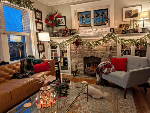 First Christmas in my cozy house. 