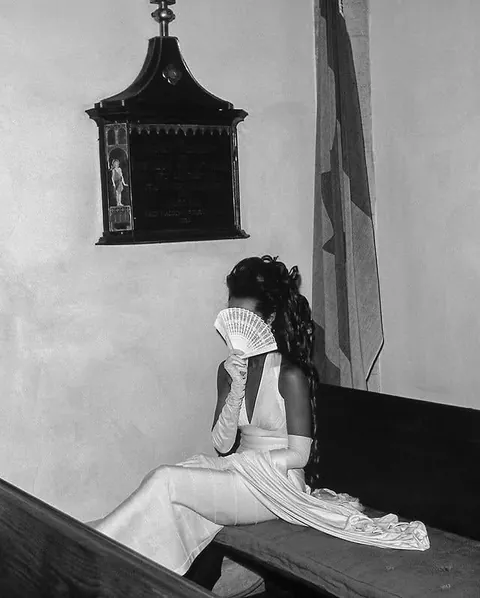 Iman &amp; David Bowie on their wedding day in Florence, Italy, June 6, 1992