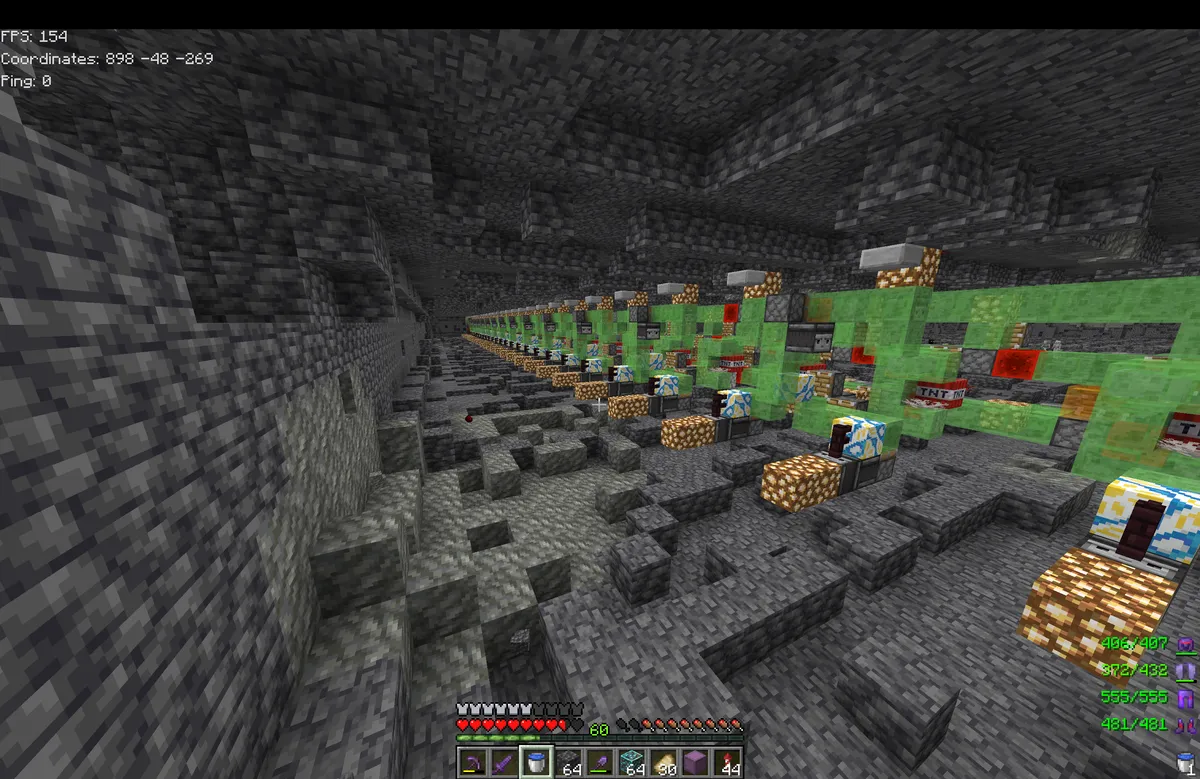 Someone said my diamond amount was "pathetic", so I built this within 24 hours