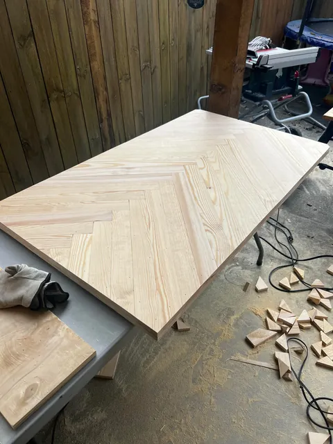 First real furniture building project. Wanted a cabinet/bar in this small space under our basement stairs. Pretty happy with the results!