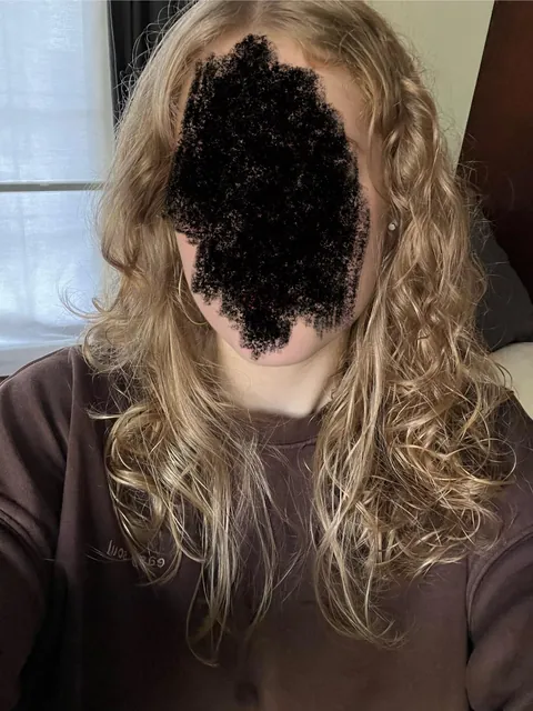 I’ve got two differing hairtypes, no matter what I do. This is freshly cut.