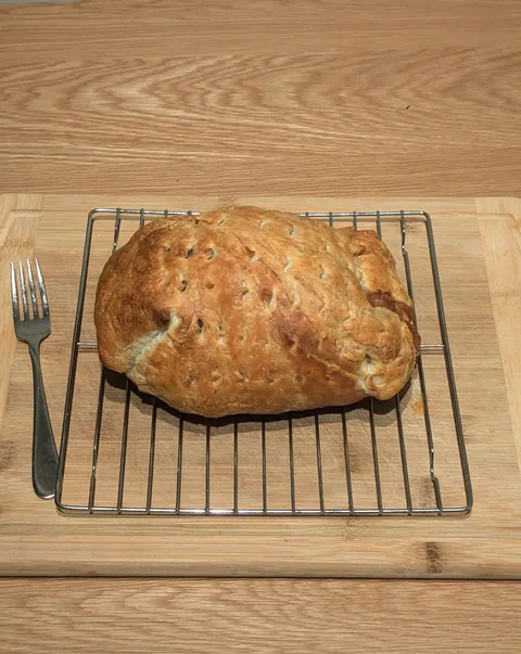 [homemade] I made my first Beef Wellington last night!