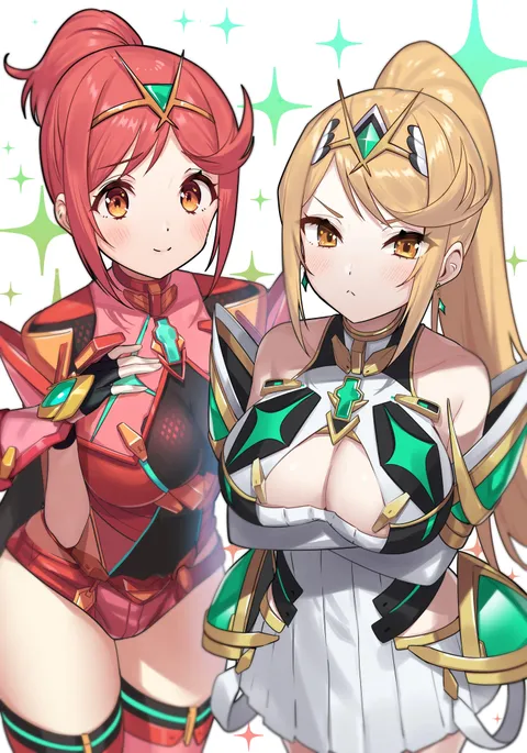 Ponytail Mythra &amp; Pyra