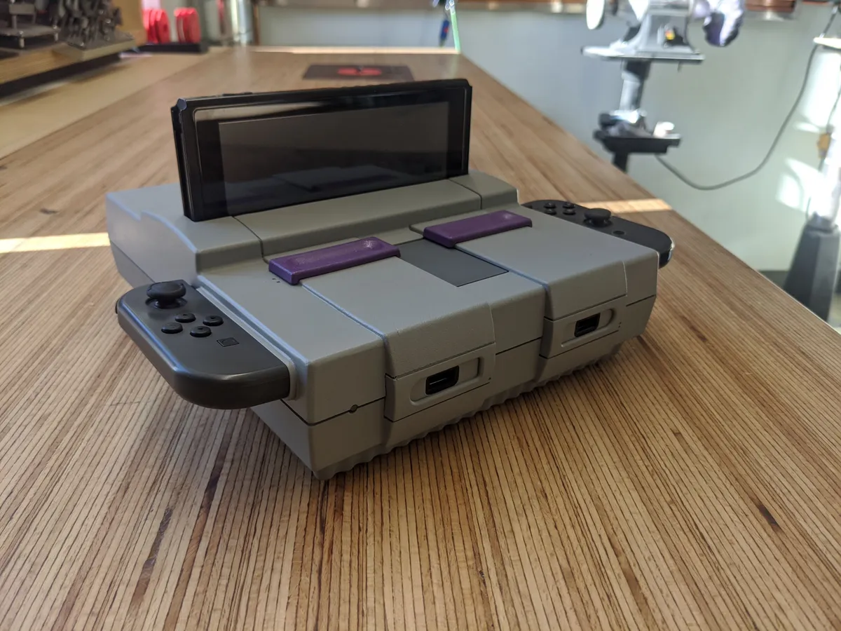 SNES Switch Dock (build pics in comments)