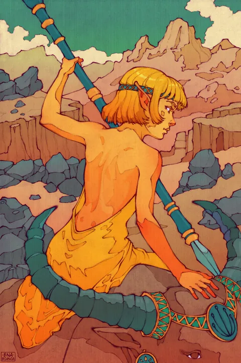 Rocky Place, Ena Bianca, graphite and digital, 2026 [OC]