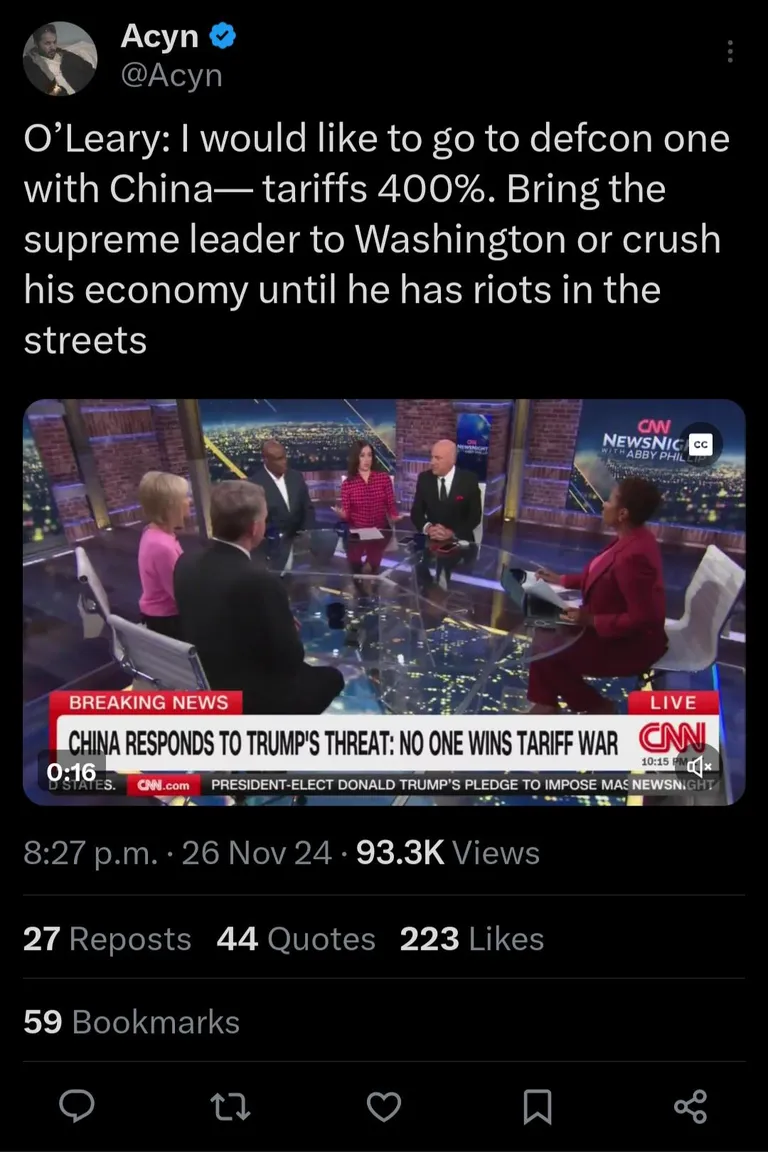 Tell me you don't understand how tariffs work without telling me