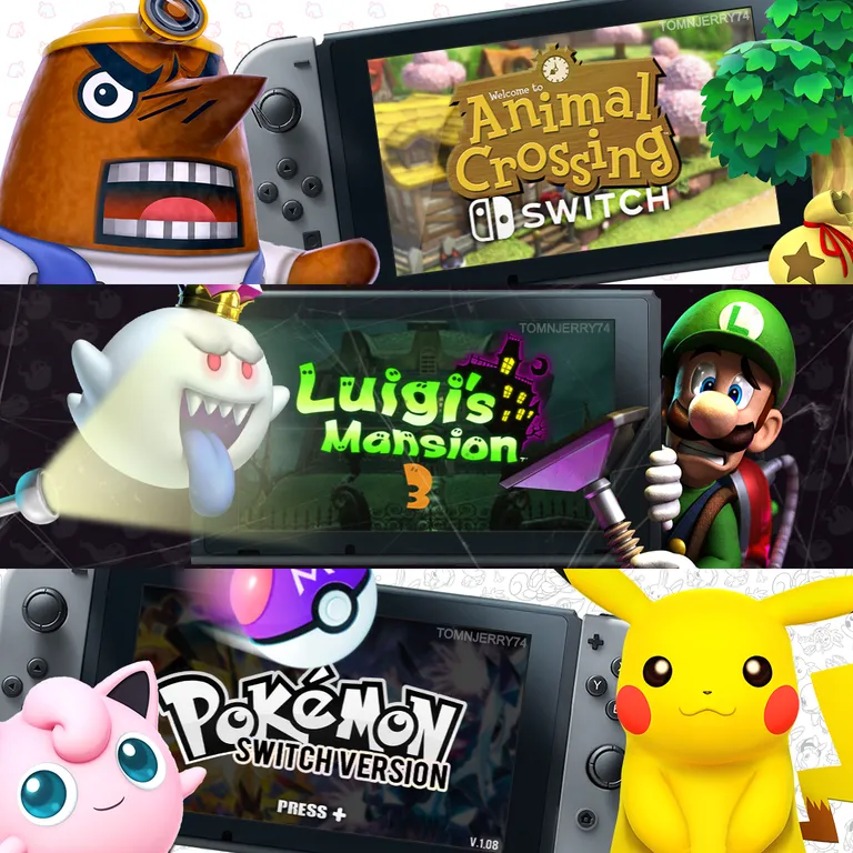 Less than a year ago, I made these graphics for my most anticipated Switch games. I can't believe they have all been announced already.