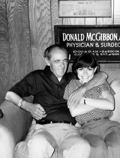 Me with my WWII Battle of the Bulge Purple Heart vet dad, 1977