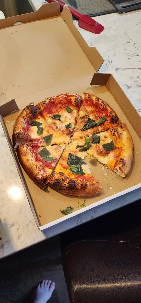 Pretty sure Uber driver took a slice..