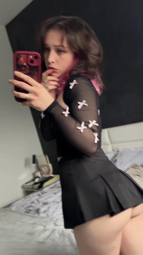 The only way to wear a skirt is pantyless xD