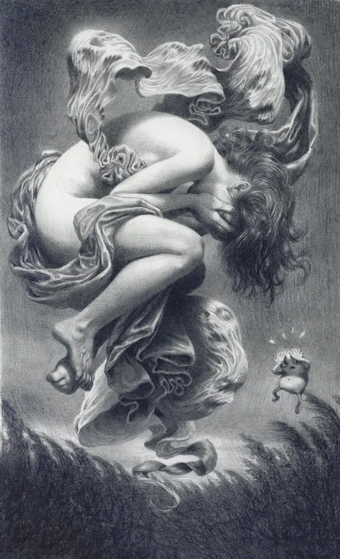 Silent Scream, Miles Johnston, Pencil, 2025