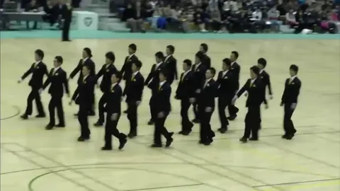 Japanese synchronized walking competition