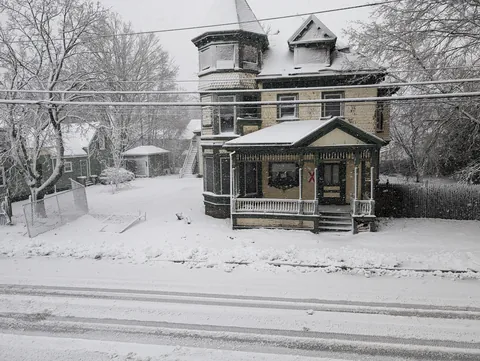 Perfect small town Maine tale of tragedy 17 yr old girl who lived here was murdered and the family fell apart, been in ruins since used to be gorgeous 