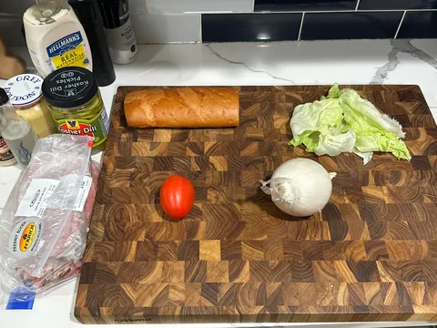 [homemade] prime rib, salami and cheddar