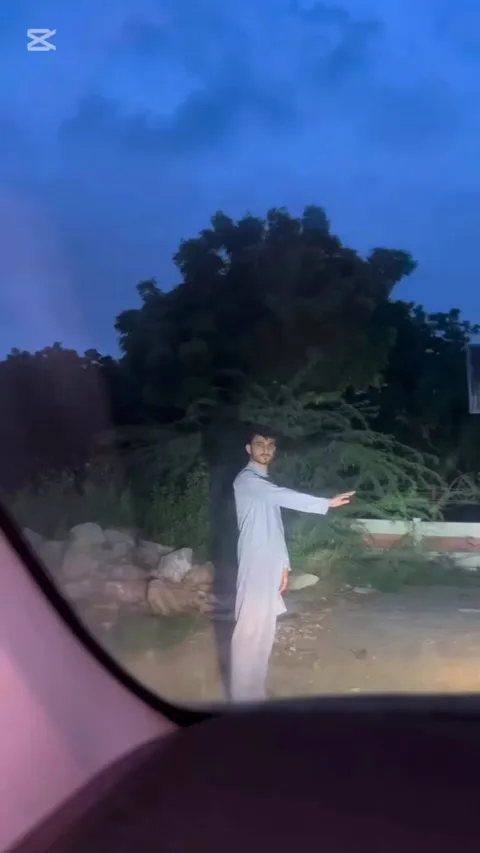 He got ghosted (literally)