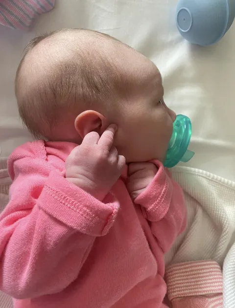 [OC] apparently my daughter had a message for the world when she was born.