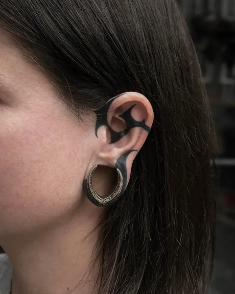 Fully healed ears. Artist - me. Warsaw, Poland