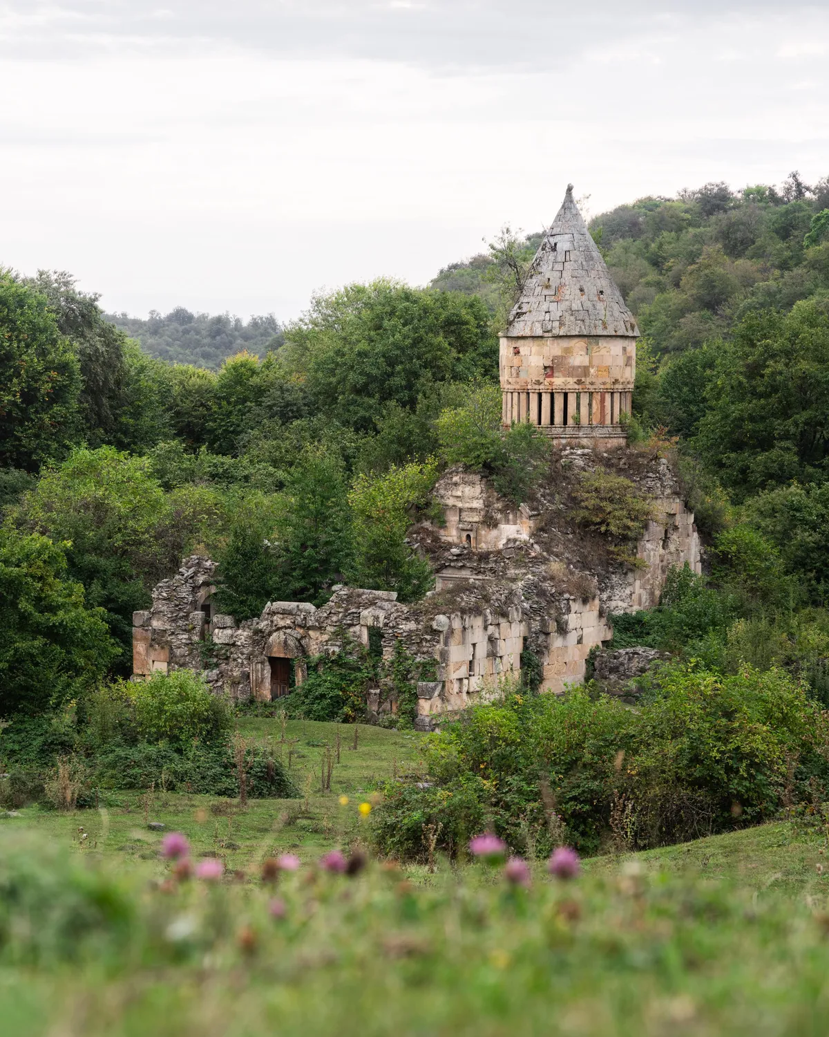 🔥 Mother Nature Embracing ancient Monastery
