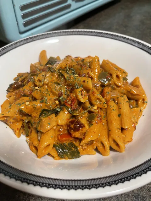 homemade chipotle pasta