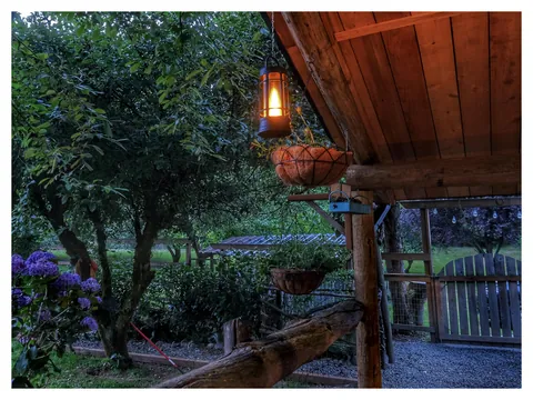 The back porch last night. Monroe, Washington