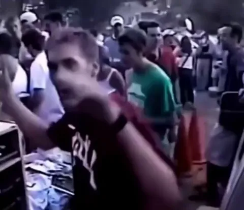 Footage from 1999 of people actually living in the moment, no phones, just friends, laughs and memories