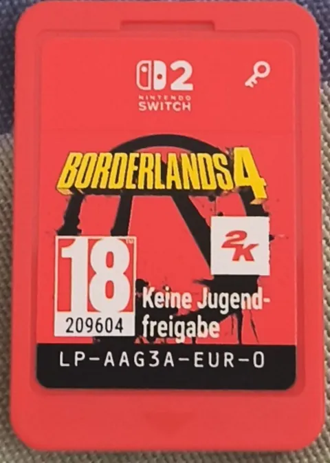 Borderlands 4 switch 2 physical Copy discovered(likely manufactered in 2025)