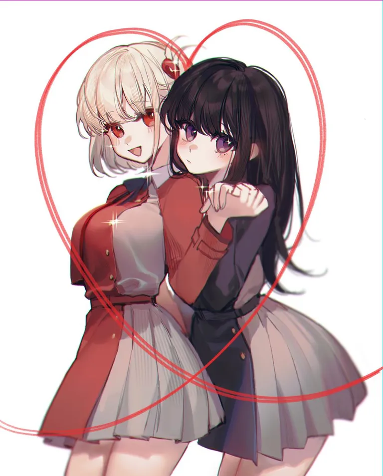 Chisato and Takina [Lycoris Recoil]