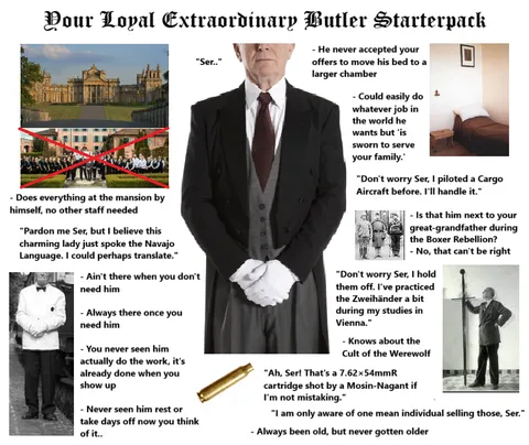 Your Loyal Extraordinary Butler Starterpack