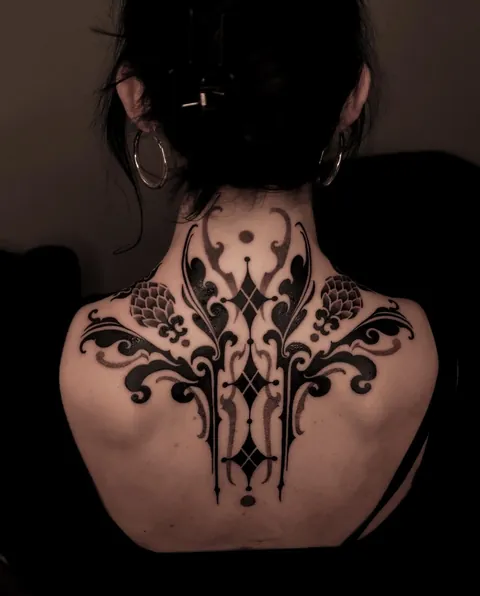 back tattoo done by me @inkstasia based in Poland