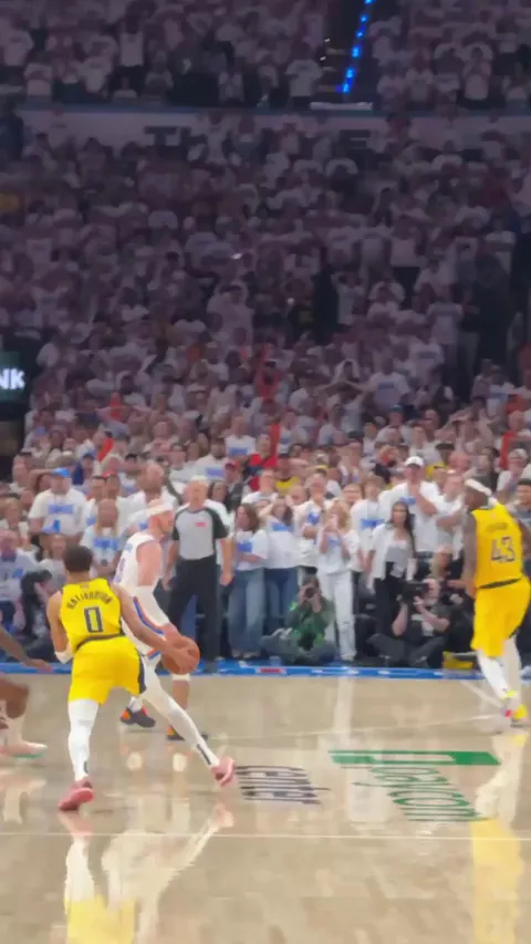 [All-Access] Tyrese Haliburton connects with the game winner with 0.3 seconds left to give Indiana a Game 1 victory, 111-110