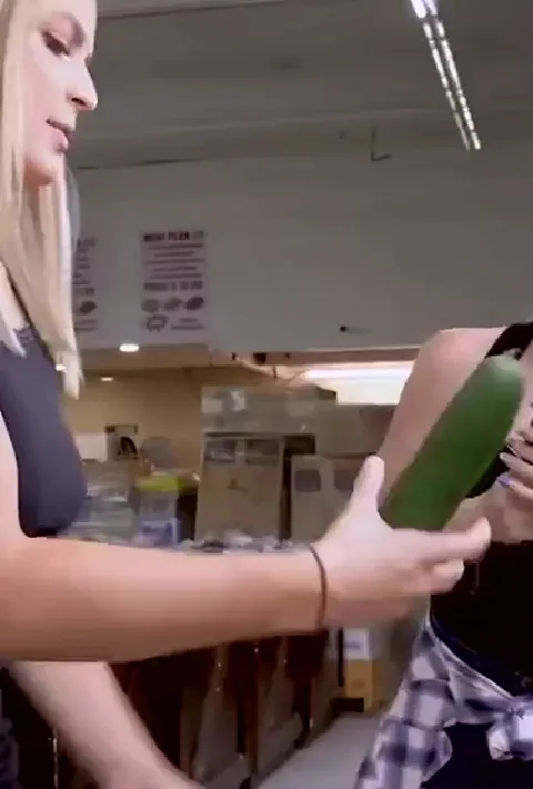 2 girls 2 cucumbers