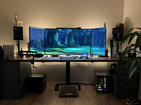 48 inch + 2 27inch triple monitor combo 