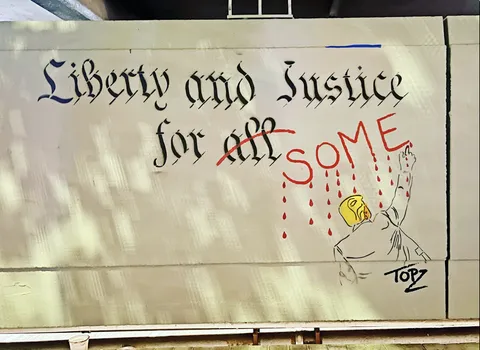 [OC] "Liberty and Justice for Some" (Seattle, WA)