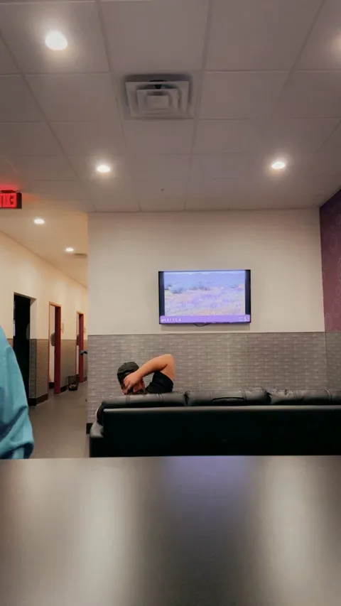 He missed the show lol 