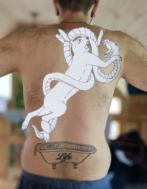 What I asked for VS what I got. By Yeshua Hill, 181 Tattoo, St. Albans, VT