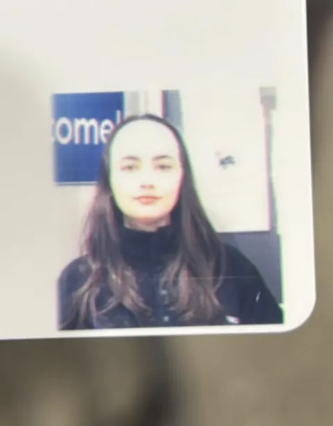I wore a white headband in my Costco ID photo