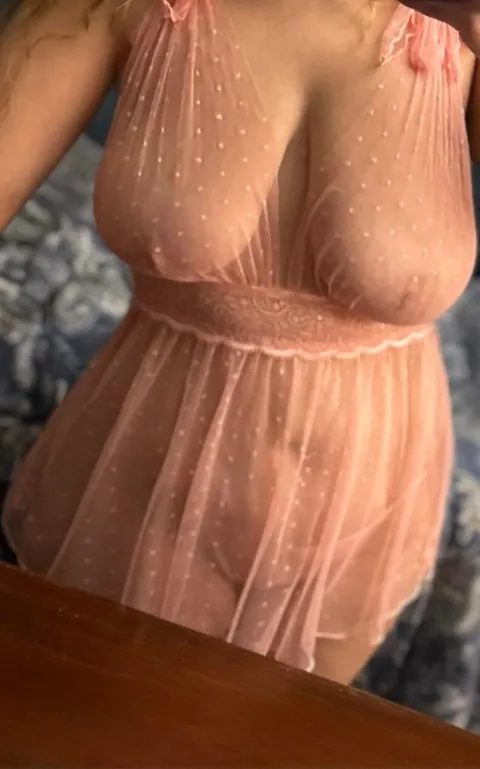 Sheer pink try on 💗