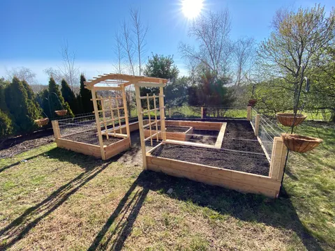 Here’s my almost-finished garden. Just needs a door.