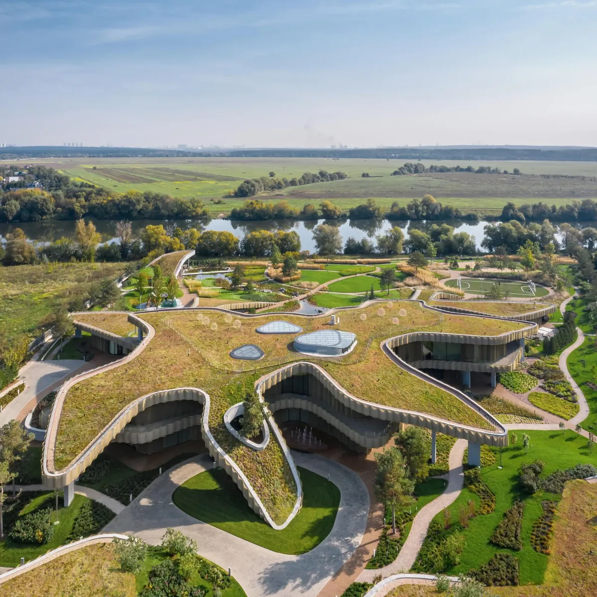 Residence N.N by J. Mayer H. Architects in the suburbs of Moscow, Russia