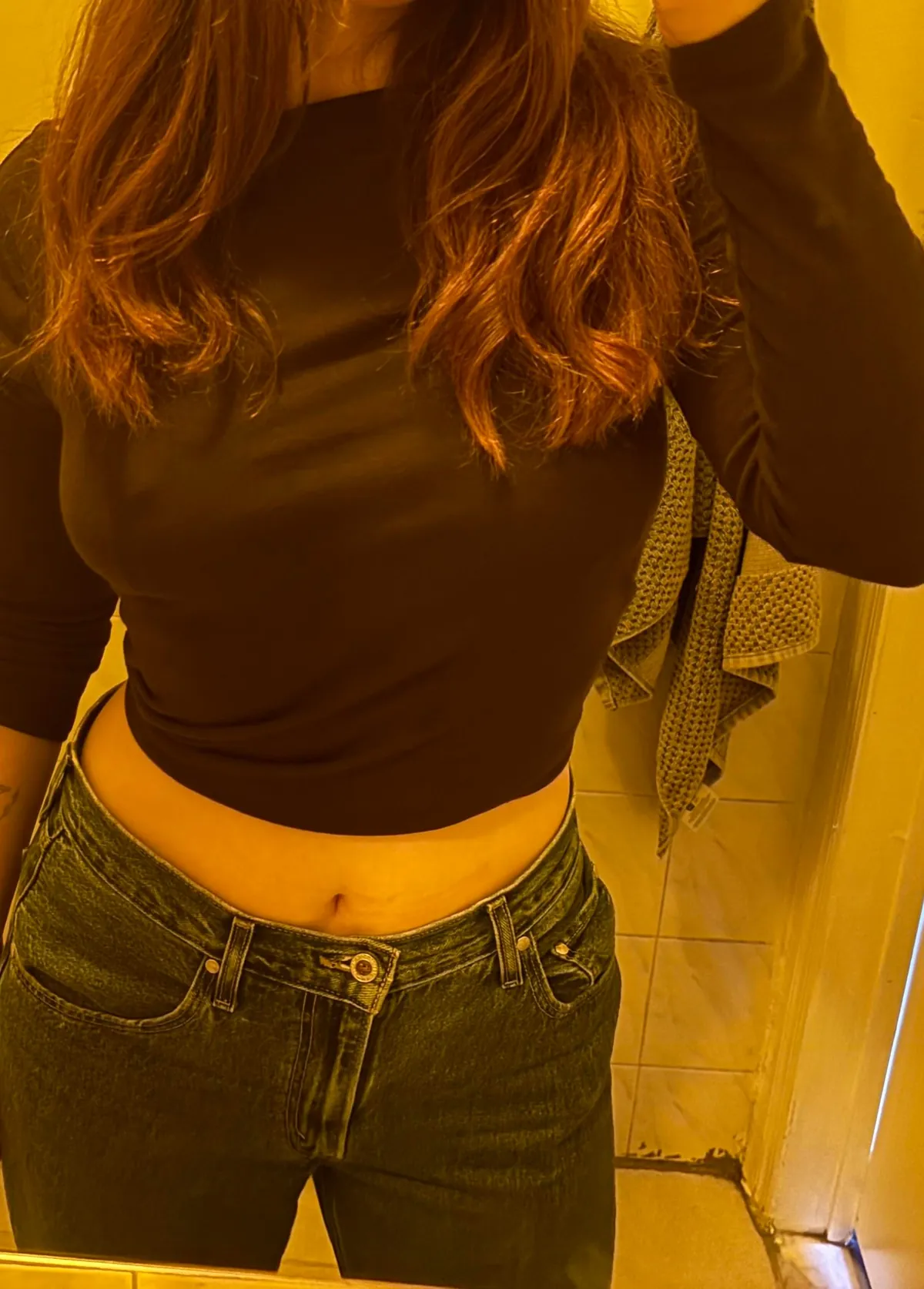[f] I love going out with a thin shirt and hard nipples
