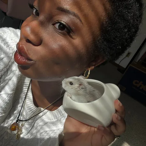 Hamster approved basic glam (swipe for pics w/ hammie 🐹)