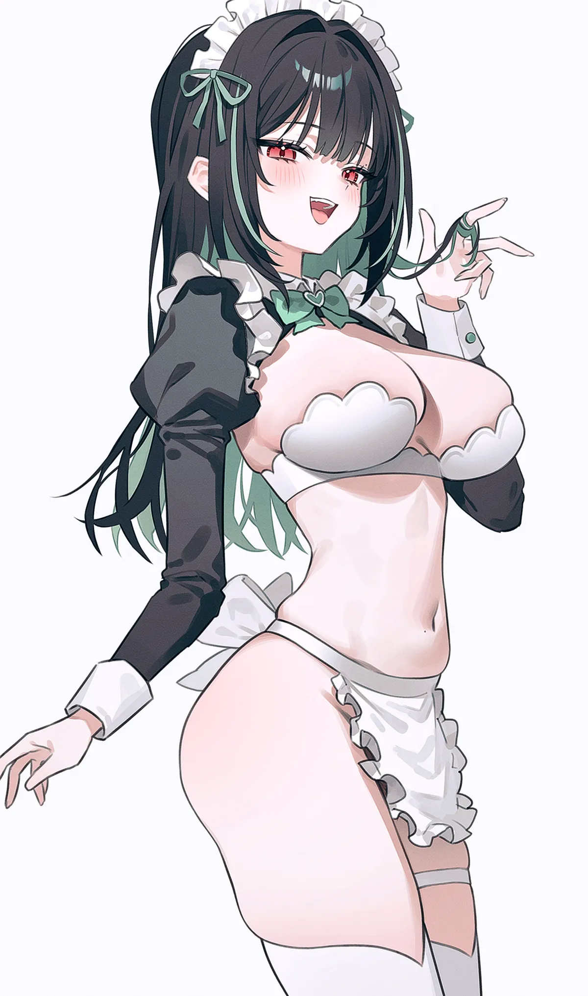 Maid with perfect proportions