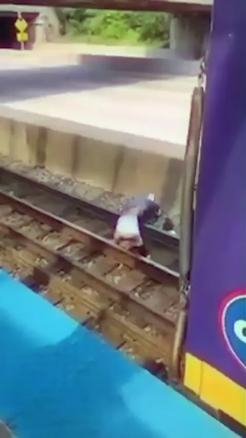 Train Track Hero: Man Saves Stranger