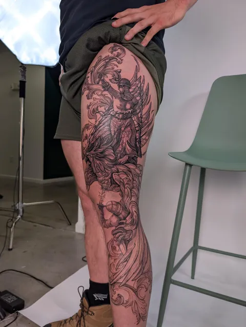 My first tattoo - Lescrowtattoo - SF