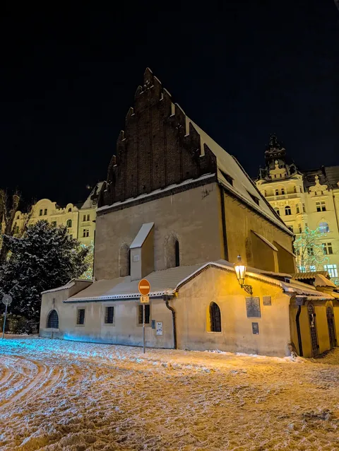 Prague in the winter