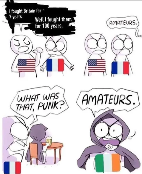 "Amateurs," Said the Irish