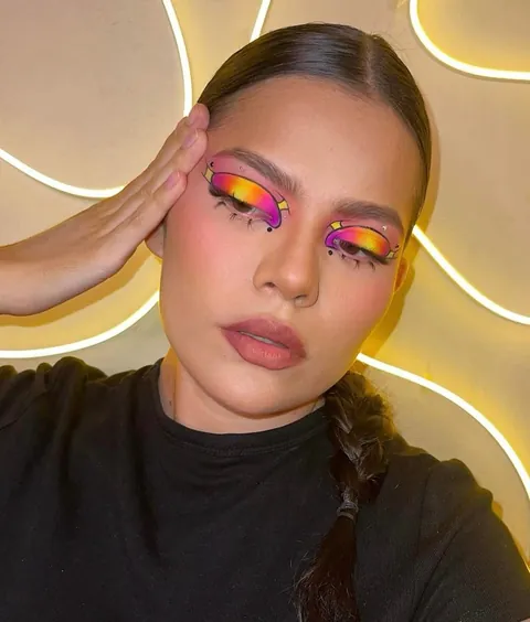 I bought these neon pigments and this is how it turned out—what do you think?