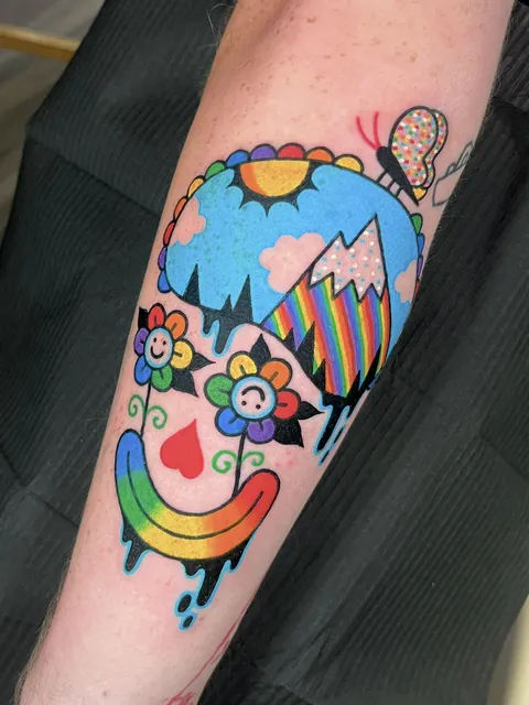 New tattoo done by Winstonthewhale at dental bonez clubhouse in Portland, OR!