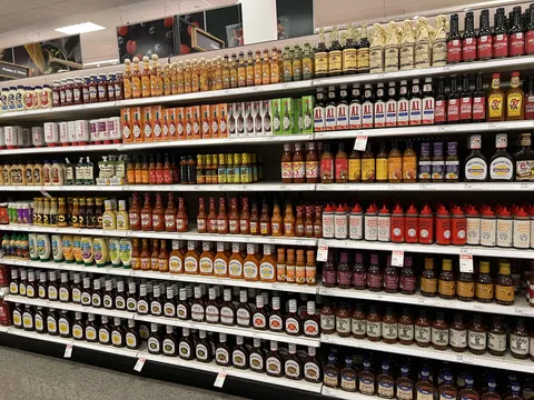 This absolutely stunning grocery aisle may be the highlight of my week