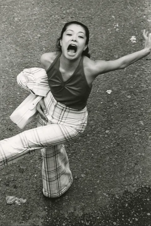 Masahisa Fukase photographed his wife, Yōko Wanibe, every morning from the window of their apartment in Tokyo as she left for work.